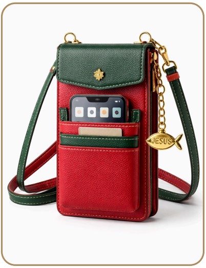Leather Phone Sling Wallet – Versatile Leather Phone Sling Wallet with Card Slots